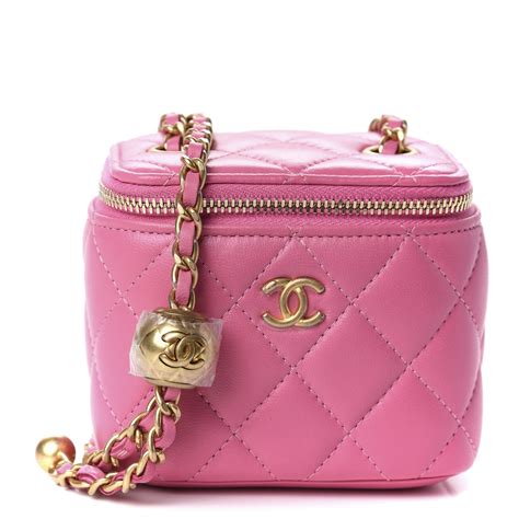 pink whte circle chanel bag|chanel small chain bag.